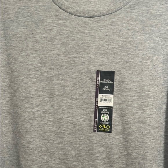 Athletic Works Gray Long Sleeve Tee Comfortable Casual Wear - Picture 4 of 6
